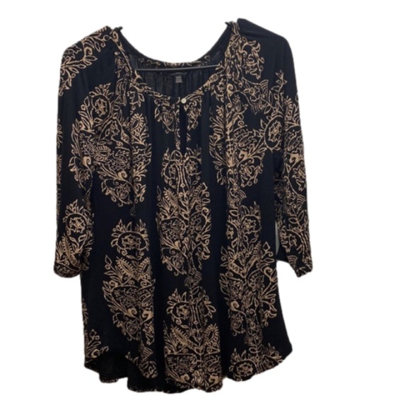 Lucky Brand Tops - Lucky brand woman's plus size 1XL half sleeve breathable comfortable blouse